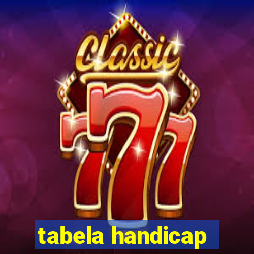 tabela handicap
